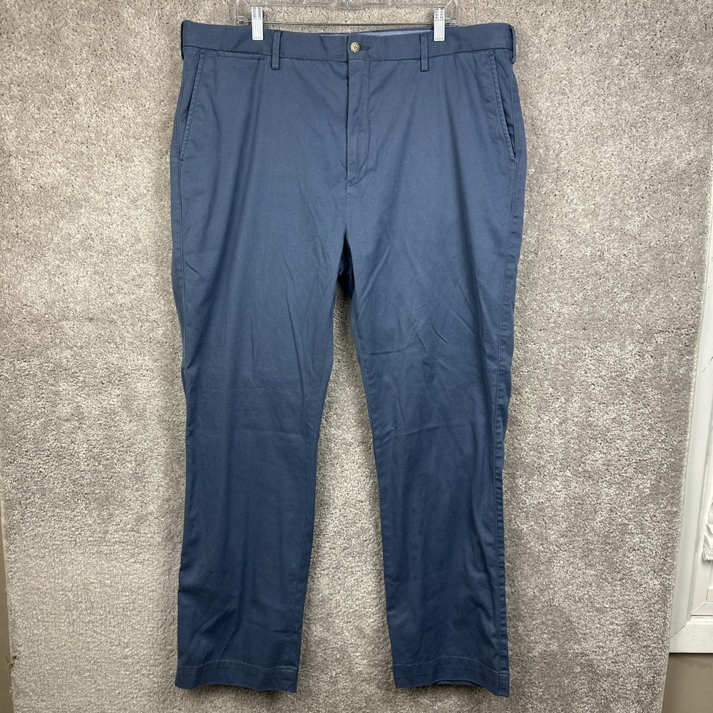 Polo Ralph Lauren Mens Stretch Classic‎ Fit Chino Pants Size 40x32 Blue Cotton